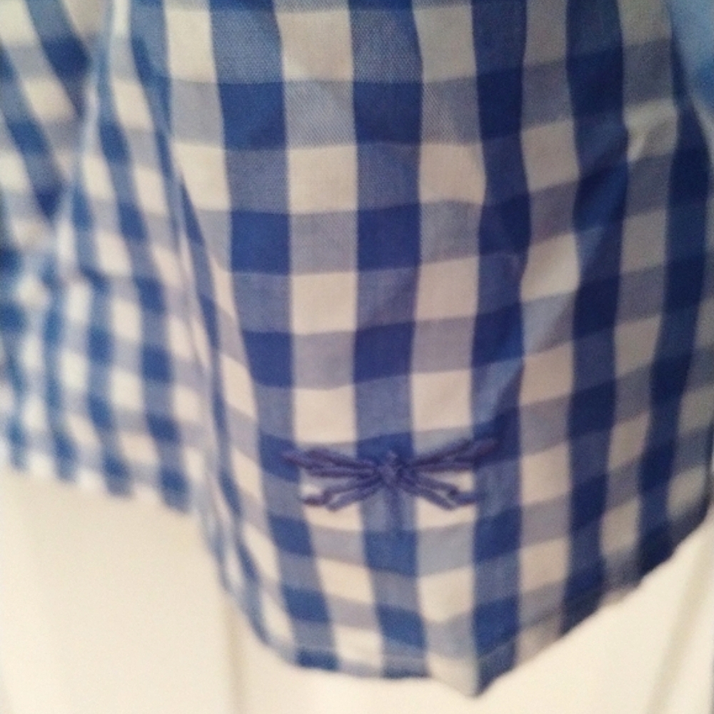 Talbots Blue Gingham Button Down - image 6